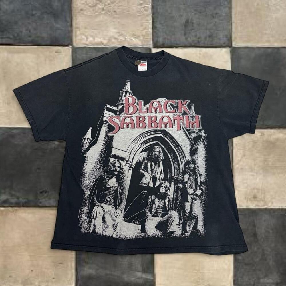 Black Sabbath Metal Band Black Shirt Tennessee River Size XL